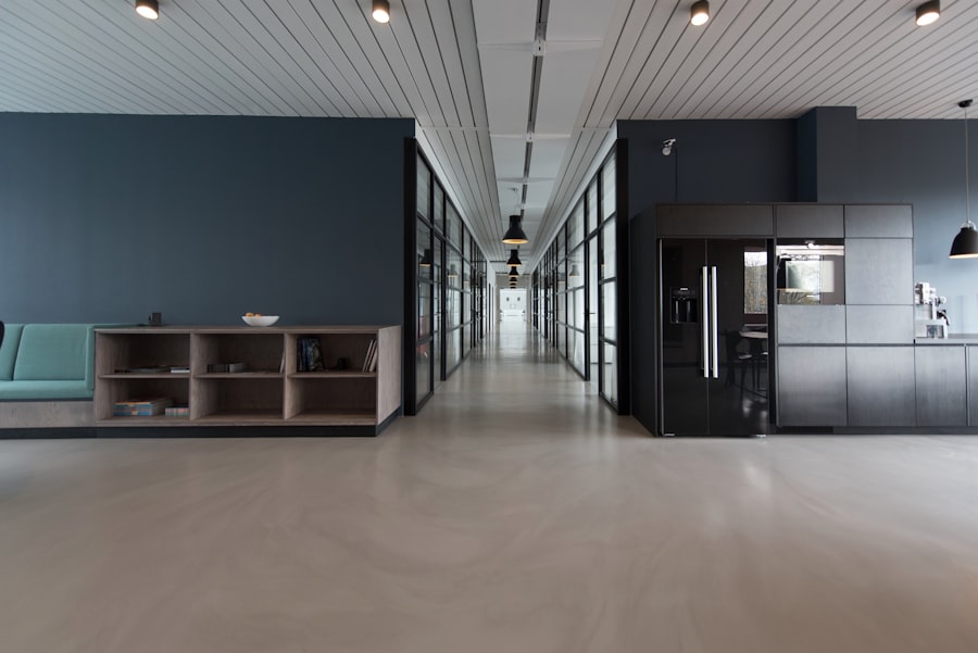 Modern executive workspace and meeting environment